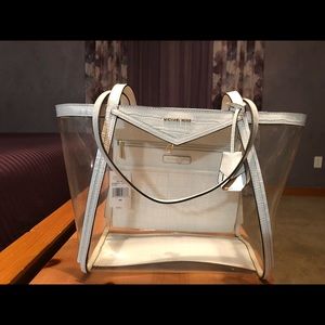 Michael Kors Clear Whitney Bag- Make Offer